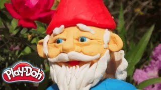 How to Make a Garden Gnome  PlayDoh Tutorial  PlayDoh Creative Ideas for Kids [upl. by Aicilef818]