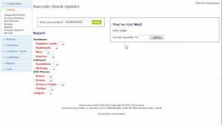 OSCommerce Barcode Datafeed and Stock Control [upl. by Durware371]