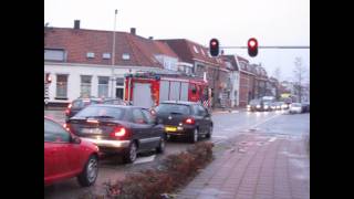 HD Brandweer Bergen op Zoom met spoed naar OMS Parkeergarage [upl. by Goldy]