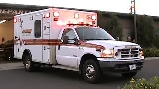 Guardian medical transport Medic 514 emergency lights walk around  Tusayan FD AZ  72011 [upl. by Berkman]