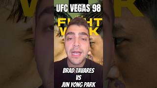 UFC Vegas 98  Brad Tavares vs Jun Yong Park [upl. by Acyssej264]