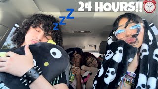 WE HAD A SLEEPOVER IN THE CAR IN LA💤 VLOG [upl. by Bonner]