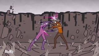 Flipaclip Fight Animation  RAMPAGING FURY [upl. by Manoff]