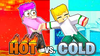 LankyBox HOT vs COLD CHALLENGE In MINECRAFT ft ELSA MIRACULOUS LADYBUG MARIO amp MORE [upl. by Reade]