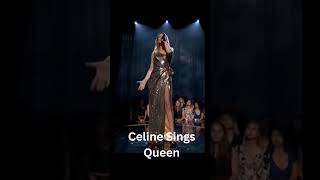 Celine Dion Sings Queen The Show Must Go On celine celinedion queen theshowmustgoon [upl. by Eldin381]