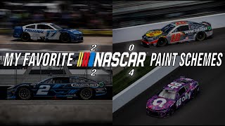 My Favorite 2024 Nascar Paint Schemes [upl. by Ikkiv922]