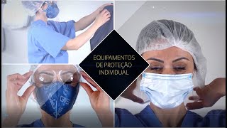 Cuidados na paramentação e desparamentação de EPI  orientações técnicas de prevenção de contágio [upl. by Nylaehs692]