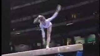 Dominique Moceanu  1996 Olympics AA  Balance Beam [upl. by Zechariah507]