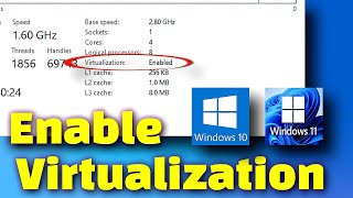 How to Enable Virtualization in Windows 10  11 PC  Enable VTx in Bios [upl. by Hafler]