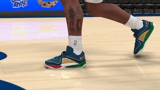 NBA 2K24 Next Gen Shoe Creator  Nike KD 16 quotForza Azzurriquot [upl. by Loar]