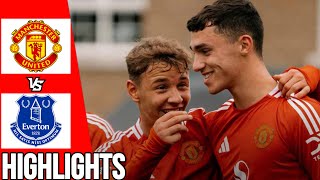 Manchester United vs Everton  All Goals amp Highlights  U18 Premier League  091124 [upl. by Harli]