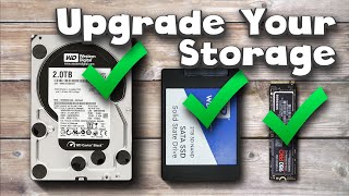 A Beginners Guide Upgrade Your PC Storage  How to install M2 SSD 25quot SSD amp 35quot Hard Drive [upl. by Adierf511]