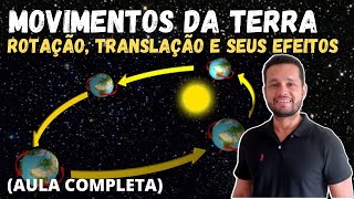 FORMA E MOVIMENTO DA TERRA Rotação Translação e suas consequências [upl. by Aliwt]