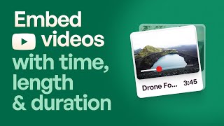 How to Embed YouTube Video in Website with Time Length and Duration  Smash Balloon [upl. by Roarke]