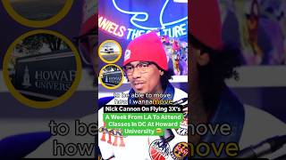 Nick Cannon On Flying 3 Times A Week To Attend Classes In DC At Howard University [upl. by Damicke]