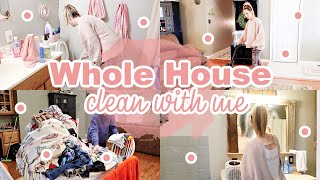 WHOLE HOUSE CLEAN WITH ME  EXTREME CLEANING MOTIVATION  BRIANA STEVENSON [upl. by Sanders674]