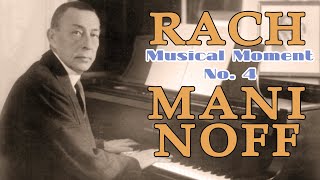 Rachmaninoff Six moments musicaux Op 16 No 4 Presto in E minor [upl. by Analak]