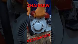 Full Chainsaw Restoration⬇restoration repair paint chainsawman chainsaw vintage classic old [upl. by Aehtna7]