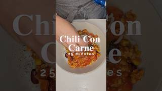 Chili Con Carne in 25 Minutes cooking food recipe [upl. by Hasina]