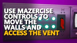 Use Mazercise controls to move the walls and access the vent Freddy FNAF [upl. by Kania]