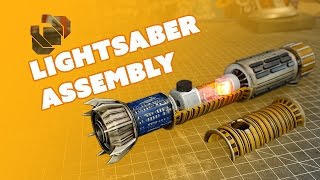 Assembling and Weathering a 3D Printed Lightsaber  Prop Live from the Shop [upl. by Maillw]