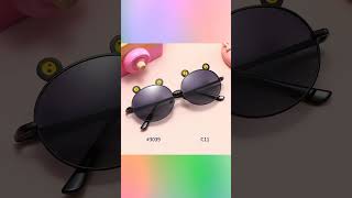 Childrens Cartoon Shape Fashion Vitality Metal Sunglasses [upl. by Brazee791]