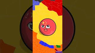 India powerful country in the world 🤯 shorts countryballs nutshell [upl. by Cattan249]