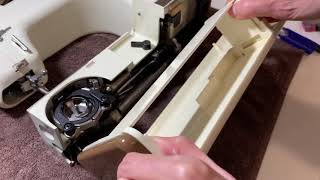 Cub 4 sewing machine cleaning and oiling 3 access to the bottom and oiling [upl. by Brouwer]