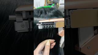 Introducing our new 6D hair extensions—easy to install remove and reuse for salon efficiency us [upl. by Anawik472]