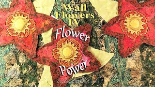 How to Sew an Art Quilt WF 4  Fun with Flowers  Zazus Stitch Art Tutorials [upl. by Serdna]