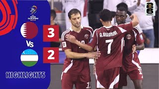 All Goals amp Highlight l 32 Qatar vs Uzbekistan l Football Highlights [upl. by Eirellav515]