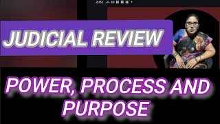 judicial review power process and purpose [upl. by Vanni]