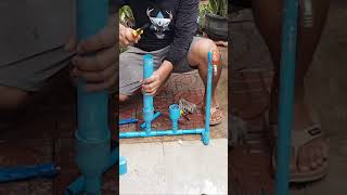 Amazing idea to fix PVC pipe low water pressure shots [upl. by Meeharb]