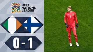 Ireland vs Finland 10 Highlights Goals  Nations League 2024 [upl. by Ellita]