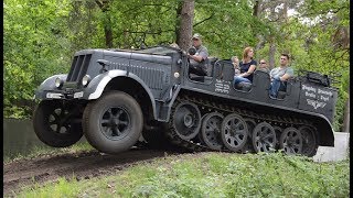 SdKfz 7 8ton going offroad Militracks [upl. by Ferullo]