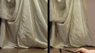 How to Paint Fabric  Painting Demonstration [upl. by Nywde]