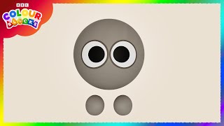 Shades of Grey 2 🖤🎨  Meet colour Grey  Full episodes Compilation for Kids  Colourblocks [upl. by Buddie]