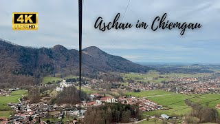 Aschau im Chiemgau Germany amp Espectacular Views from Kampenwand 1450m  4K 60fps [upl. by Casandra]