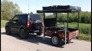 EAT SLEEP JIMNY  DIY CAMP TRAILER HOMEMADE HOMEBREW RECYCLING PROJECT 052024 [upl. by Cate]