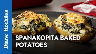 Spanakopita baked potatoes [upl. by Ahsehyt411]