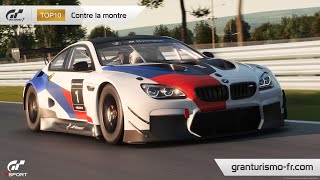 TOP10 Watkins Glen  Parcours long  BMW M6 GT3 Sprint Model 16  142901 [upl. by Rafaelle]