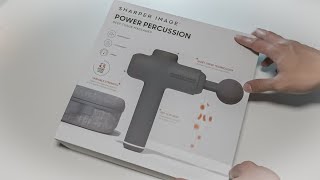 Sharper Image Power Percussion Deep Tissue Massager  Unboxing amp Review [upl. by Retepnhoj]