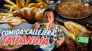 Comida callejera en Tailandia 🇹🇭 Comiendo en Bangkok Tailandia Lo mejor de la comida callejera [upl. by Notsecnirp]