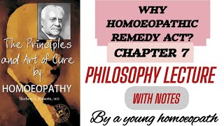 WHY HOMEOPATHIC MEDICINE ACT  ROBERT PHILOSOPHY A YOUNG HOMOEOPATH [upl. by Pfeffer]