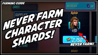 Farming Guide April 2024  Shard Farming Is A Trap  New Player Guide  Marvel Strike Force [upl. by Kynan]