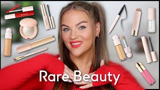 FULL FACE OF RARE BEAUTY  what products do you NEED [upl. by Ailecnarf]