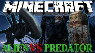 Minecraft Aliens Vs Predator Mod  Mod Battles 2  JeromeASF [upl. by Zolnay]