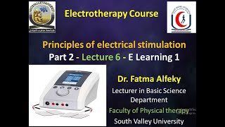 Electrotherapy Principles of Electrical stimulation 12 E1 [upl. by Fregger]