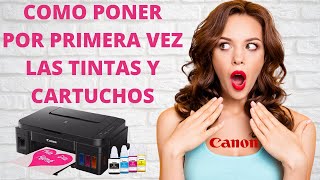 💻CANON PIXMA G3110 🖨 Primera Instalación CABEZALES 🖨 TINTA📲2021 [upl. by Miuqaoj]