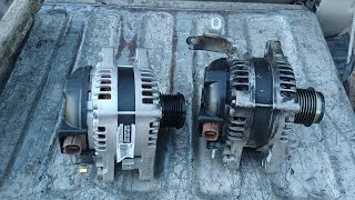 2009 Toyota Camry alternator replacement [upl. by Llennyl]